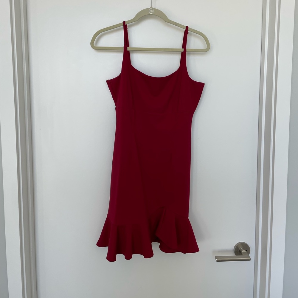 Red Mini Dress - Picture 4 of 5